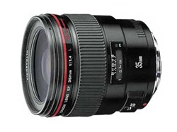 Rent Canon EF 35mm f/1.4L USM lens