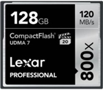 Lexar Pro CF card 128GB
